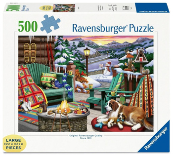 Puzzle 2D: Zimowy klimat 500el Ravensburger