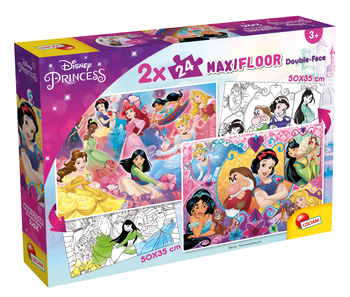 LISCIANI DISNEY PUZZLE MAXIFLOOR 2 X 24 PRINCESS