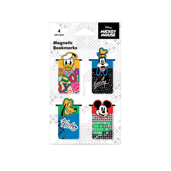 DISNEY FASHION - ZAKŁADKI MAGNETYCZNE 4 SZT. MIX /MICKEY MOUSE