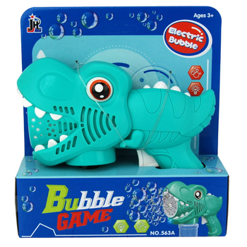 PISTOLET DO BANIEK DINOZAUR ELEKTRYCZNY BUBBLE GAME DLA DZIECI PREZENT