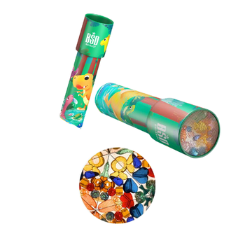 KALEJDOSKOP DINOZAURY ZABAWKA DLA DZIECI ODKRYWANIE WZORÓW