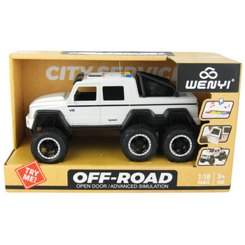 Jeep Terenowy 6 Kół Auto Dla Dzieci Światła Dźwięki Samochód Prezent