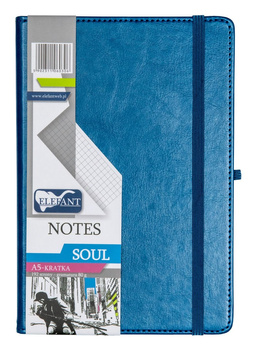 Notes A5 kratka Soul niebieski