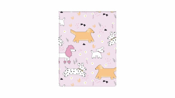 Okładka na dokumenty ucznia pion z nadrukiem puppies