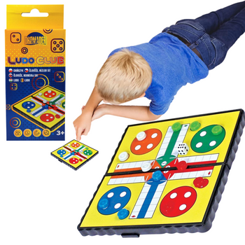 Gra klasyczna planszowa Chińczyk magnetyczna Ludo przenośna dla dzieci