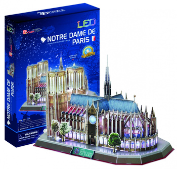 CUBIC FUN PUZZLE 3D LED KATEDRA NOTRE DAME 149 EL. - L173H