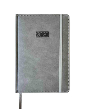 Kalendarz 2026 A5 LUX tygodniowy szary V4 K-A5T L