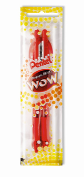 Długopis 0,7 mm BK417 czerwony 2 szt.