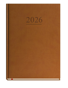 Terminarz 2026 Uniwersalny A4 tygodniowy brąz
