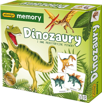 Gra Memory dinozaury