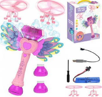 MAGICZNA RÓŻDŻKA DO ROBIENIA BANIEK MYDLANYCH DUŻA BAŃKIMYDLANE KSIEŻNICZKI