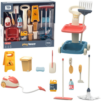 ZESTAW DO SPRZĄTANIA 17 ELEMENTÓW