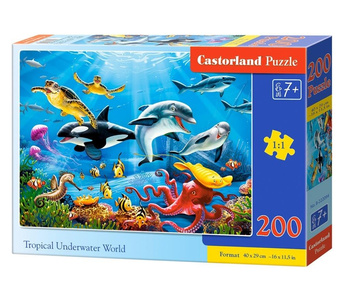 Puzzle 200 Tropical Underwater World CASTOR Castorland