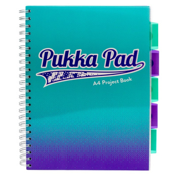 Kołozeszyt Pukka Pad A4 Fusion Project Book turkusowy
