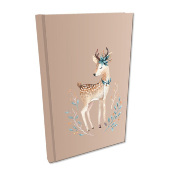 Notes A5 kratka Soft Touch Woodland Jelonek