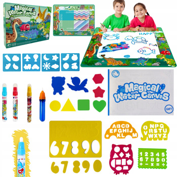 Malowanka Wodna Water Printing Map Dla Dzieci Kreatywna Zabawka Prezent