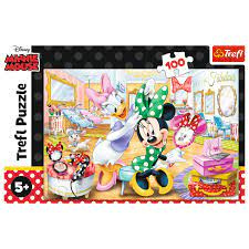 PUZZLE 100 Minnie w salonie kosmetycznym 16387