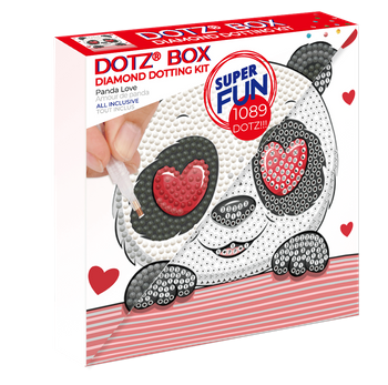 DIAMOND DOTZ DOTZ BOX PANDA LOVE