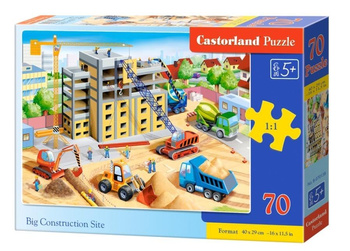 Puzzle 70 Big Construction Site CASTOR Castorland