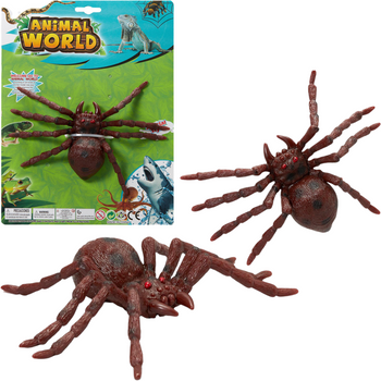 PAJĄK GUMOWY REALISTYCZNY DUŻY STRASZAK ZABAWKA ZWIERZĘ MODEL PREZENT