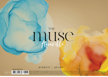 Blok do akwareli A4 20k, "The muse aquarelle"