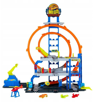 Hot Wheels City Mega Garaż Gigapętla Mattel