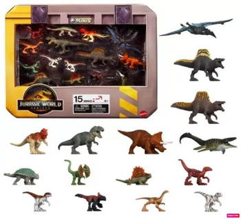 Jurassic World Minis Dinozaury minifigurki MIX Mattel