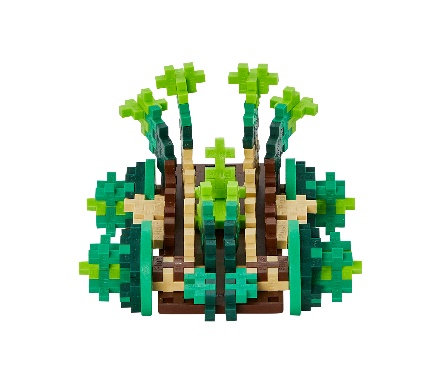 PLUS-PLUS Color Cars Earth - zawartość zestawu w tubie wielokrotnego użytku