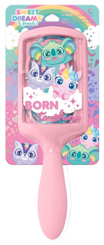 Szczotka do włosów z gumkami Sweet Dreams KL11678