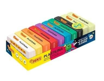 Plastelina Box 8 kolorów + 2 świecące w ciemności po 50 g