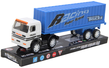 AUTO KONTENER POJAZD DLA CHŁOPCA TRANSPORTER SAMOCHÓD Z NACZEPĄ