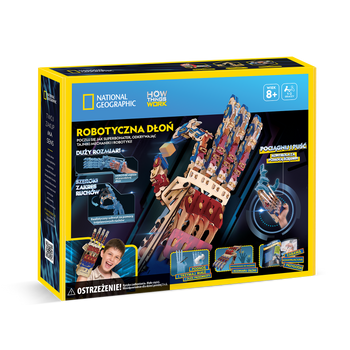 CUBIC FUN PUZZLE 3D NATIONAL GEOGRAPHIC ROBOTYCZNA RĘKA