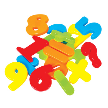 Cyferki magnetyczne kolorowe edukacyjne dla dzieci na blistrze 1179056