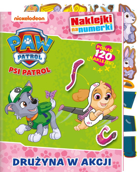 Drużyna w akcji. Psi Patrol. Naklejki na numerki