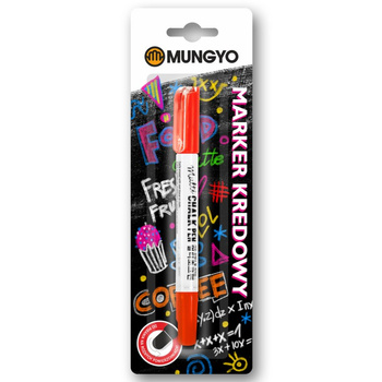 Marker kredowy MUNGYO czerwony na blistrze