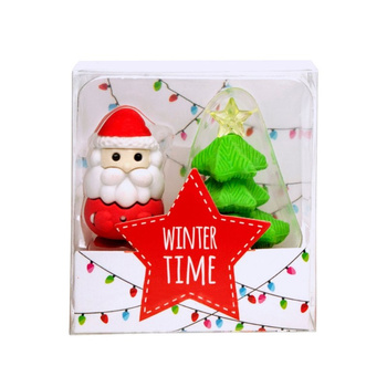 Gumka do ścierania Mikołaj i Choinka