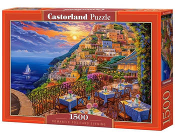 Puzzle 1500 Romantic Positano Evening CASTOR Castorland