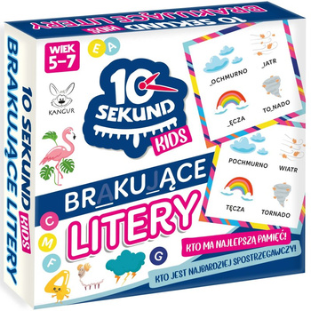 Gra 10 sekund Kids Brakujące Litery