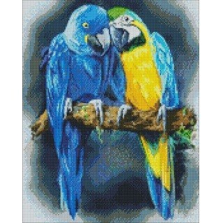 Diamentowa mozaika IDEYKA 40x50 cm Jest nam dobrze razem