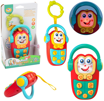 Telefon muzyczny dla dzieci na baterie interaktywny zabawka edukacyjna