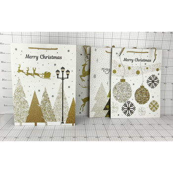 TORBA OZDOBNA DUŻA - ŚWIĄTECZNA