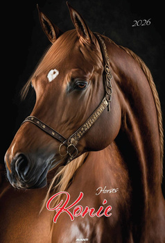 Kalendarz 2026 A3 Konie A3-2