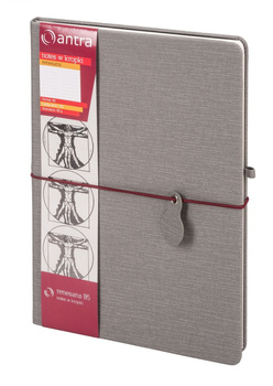 Notes renesans B5 kropki szary bl