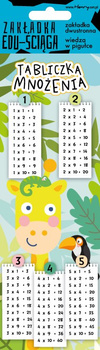 Zakładka EDU ŚCIAGA Tabliczka mnożenia ŻYRAFA