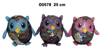 Sowa cekiny 25cm MIX Sun-Day