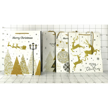 TORBA OZDOBNA ŚREDNIA - ŚWIĄTECZNA