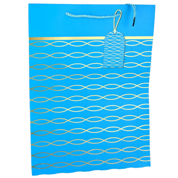 Torba ozdobna duża prezentowa papierowa z uchwytami elegancka solidna