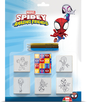 MULTIPRINT SPIDEY PIECZĄTKI BLISTER 5 SZT