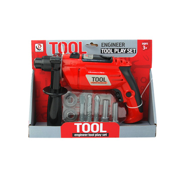 Wiertarka Na Baterie Dla Dzieci Edukacyjna Z Dźwiękiem Zabawka Prezent