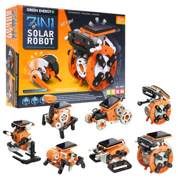 Zestaw solarnych robotów 7w1 do zbudowania Interaktywne funkcje